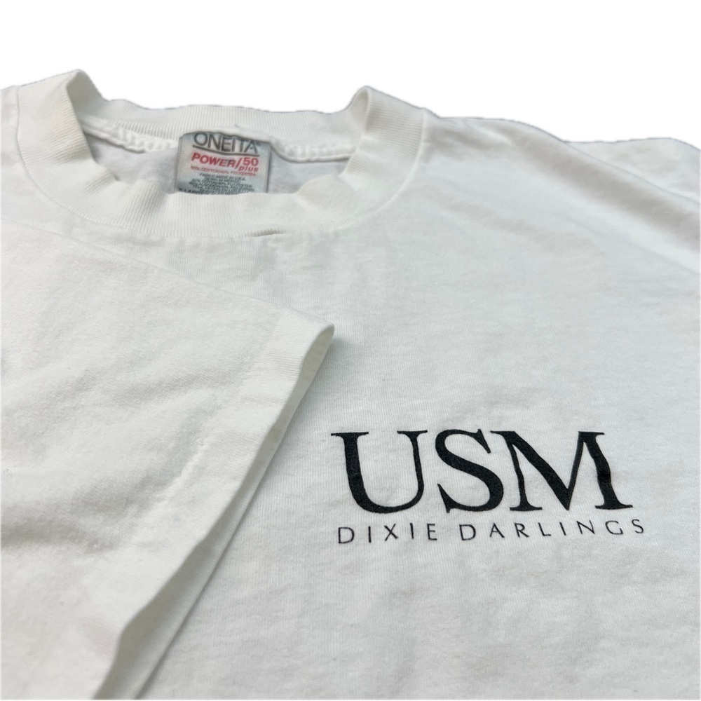 Vintage 90s USM Dixie Darlings Dance Tee Shirt - Picture 5 of 6